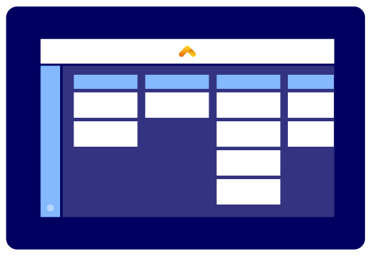 Illustration of the optimised dashboard view